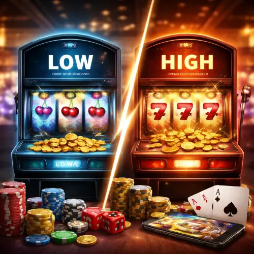 low vs high volatility slots, low volatility slots, high volatility slots, Malaysian online slots
